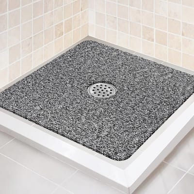 Antislip Douchemat 61 x 61 cm - Extra Grote Vierkante Badmat voor Badkamer
