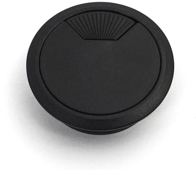 20 stuks SOTECH kabeldoorlaat, kunststof zwart, boormaat Ø 59 mm