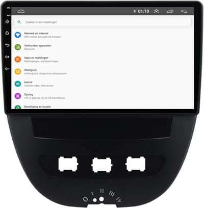 2024 Radio Display voor Citroën C1 (2005-2014) - Met Apple CarPlay, Android Auto, Navigatie!