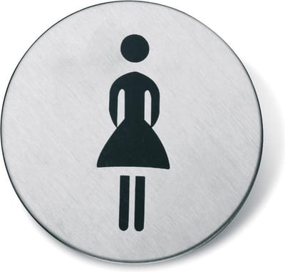 Almar Pictogram vrouw zelfklevend rond
