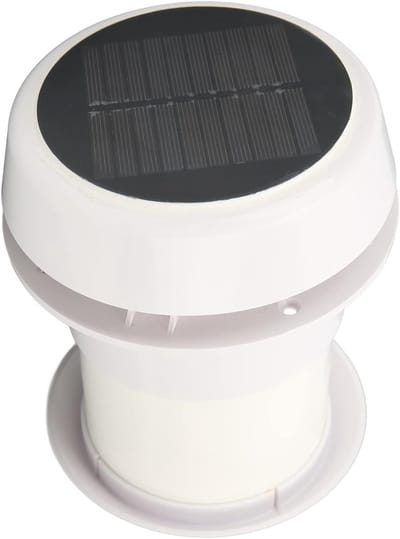 DC12V Camper Dakventilator, Stille Zonne Afzuigventilator, Geschikt voor Campers, Caravans & Jachten