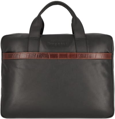 bugatti Business tas Laptoptas met laptopvak Corso DeLuxe Large Briefcase Black Zwart