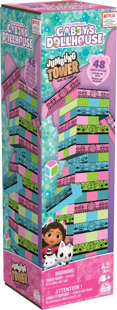 Gabby's Dollhouse Blokkentoren Spel  48 Houten Blokjes