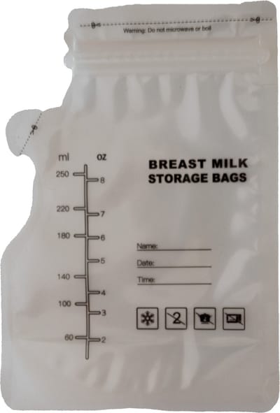 Honeybears - 60 stuks - Bewaarzakjes moedermelk - Melk bewaarzakjes - Borsvoedingbewaarzakje - BPA vrij - 250 ML