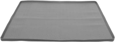 Wasmachine Beschermmat - Droger Mat Lekbak - Apparaat Beschermen - Antislip Opstaande Rand - 60x60 cm - Grijs