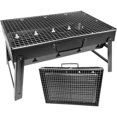 BBQ- Opvouwbare Draagbare Barbecue - 43x29x23cm-en ingeklapt 43x29x 6 cm