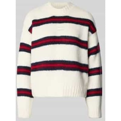 Regular fit gebreide pullover met alpaca