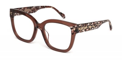 Just Cavalli VJC115V Marrone trasparente lucido 53/19/140 WOMAN Brilmonturen
