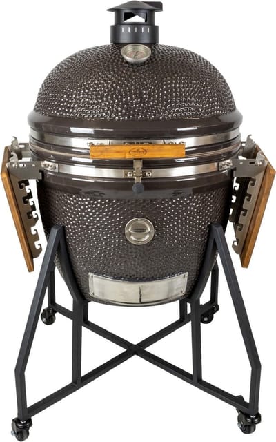 Grizzly Grills Kamado Elite XL - Barbecue - ø60cm / ø24inch - Zwart - Zonder Poten