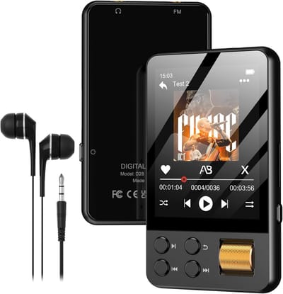 MP3 Speler Bluetooth - Muziekspeler - Audiospeler - oplaadbaar