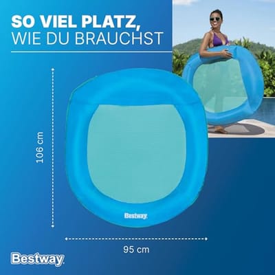 Opblaasbaar matras 106 x 95 cm voor comfort en gemak