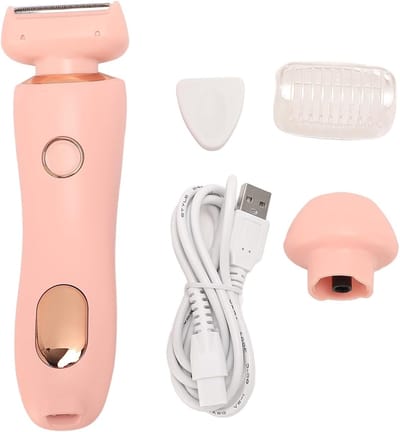 Elektrische epilator - Gladde epilator - Elektrische epilator voor zwangere vrouwen - Natte en droge epilator - Epilator voor vrouwen - Benen - Klein en gemakkelijk mee te nemen (roze)