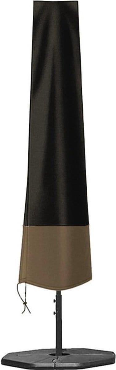 ZMR® Parasolhoes Staande Parasol - Parasolhoes - Parasol Hoes - Zwart/Bruin - 265cm x 70cm x 50cm