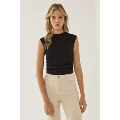 Rimpeld Jersey Top