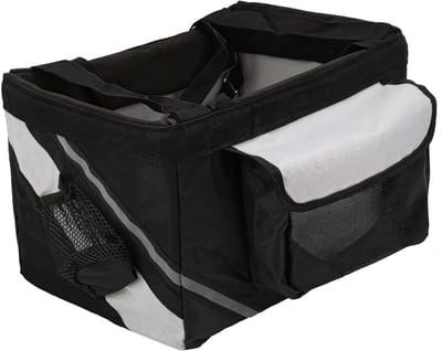 Hondenmand - Reismand - Veilig Vervoer - Opvouwbaar - 38 x 28 x 25 cm - Zwart
