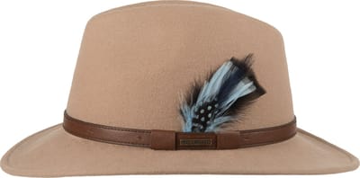 Hatland - Albertis - Vilten hoed - Klei - Maat XL - Unisex