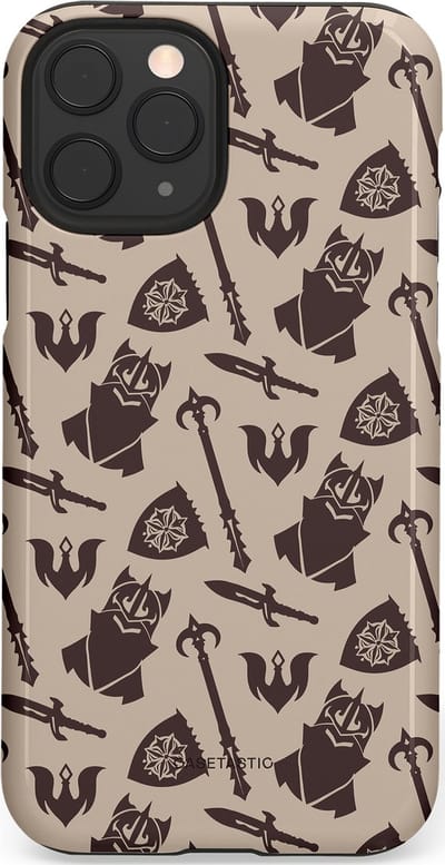 Casetastic Hoesje Geschikt voor Apple iPhone 11 Pro - Stijlvolle Beschermende Duo-layer Case - Eeuwige paladin