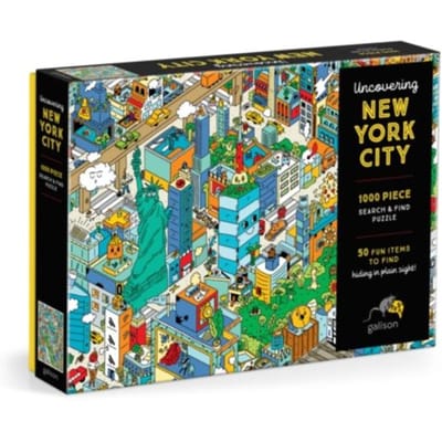 Uncovering New York City Search And Find 1000 Piece Puzzle - Galison