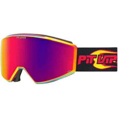 Pit Viper The Combustion Bn5000 Skibril Rood Red Revo/CAT3+Yellow Snow/CAT1 Man,Vrouw