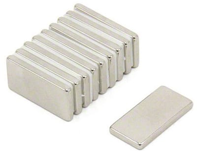 Magneten, extra sterk, N52, rechthoekig, 20 x 10 x 2 mm, rechthoekig, koelkastmagneet, mini-magneten, sterk voor prikbord, magneetbord, whiteboard, rechthoekige