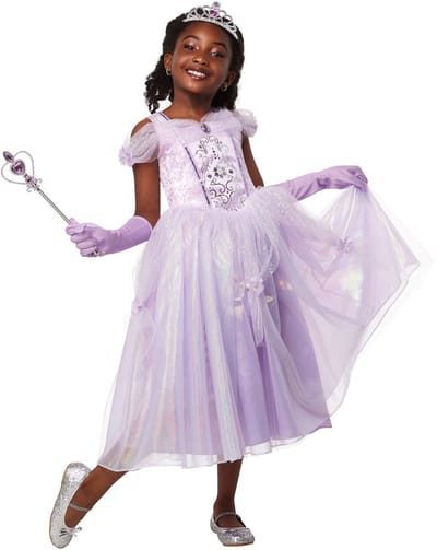Purple Princess Kinderkostuum - Rubies - Maat 3-4 Jaar
