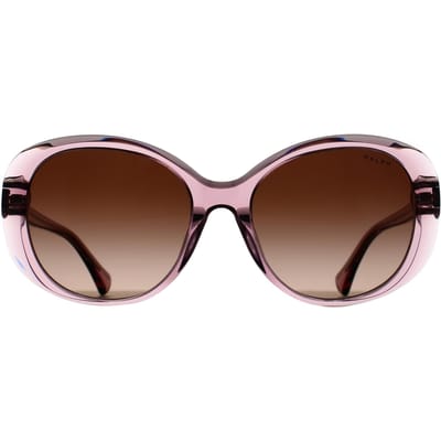 Ralph by Ralph Lauren RA5335U 611813 glanzend transparant violet gradiënt bruin zonnebril
