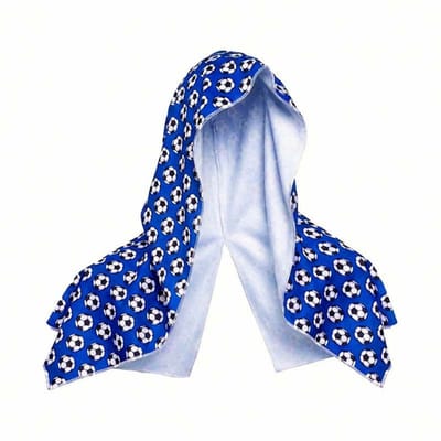 Koelhanddoek met capuchon – 60x30 cm – Koelsjaal voor voetbalfans – Koelhanddoek voor nek en gezicht – Koelhanddoek met UV-bescherming – Koelende hoodie – Sneldrogende handdoek – U-vormige hoofdbedekking – WK-koelhanddoek