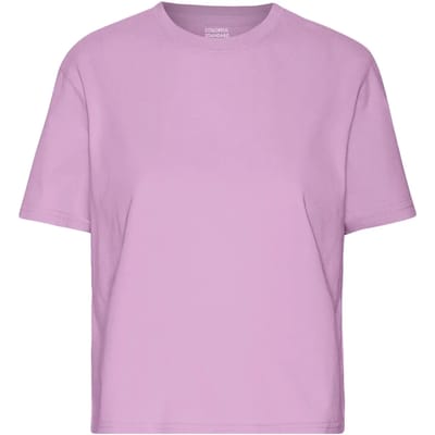Dames-T-shirt Colorful Standard Organic Boxy cherry blossom