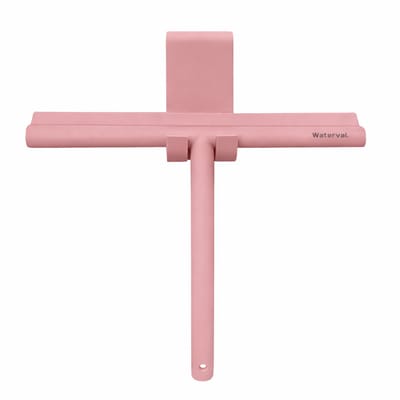 Waterval Douchewisser 24cm – Siliconen Trekker voor Douchewand & Badkamer – Oudroze