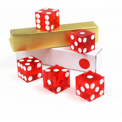 Precisie Dobbelstenen 19MM Hoge Kwaliteit Acryl Doorzichtig Zeszijdig D6 Casino Scherpe Rechte Hoeken 5 stuks Hoge Kwaliteit Praktisch Dagelijks Gebruik