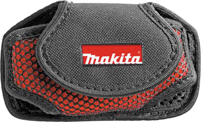 Makita - telefoonhouder - houder voor mobiele telefoon - tijdens kussen - zwart met rood