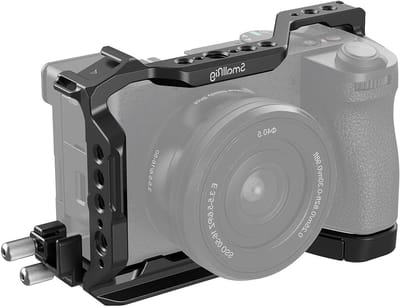Cage Kit voor Sony A6700 met HDMI Kabelklem, Volledige Toegang voor Filmopnames, Videocamera Accessoires met Schoenbevestiging en Snelle Ontgrendeling voor Arca-Type