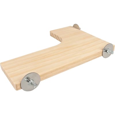 Duvoplus - Hok - Knaagdier - Houten T-tunnel 24x14,5x6,5cm Houtkleurig - 1st