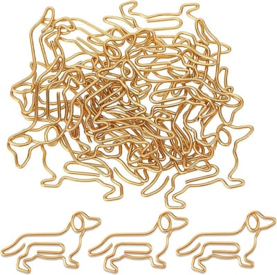 Dierlijke Vormen Metaal Paperclips en Bladwijzers voor Kantoor en School - 40 Stuks, Creatief en Functioneel Kantoorbenodigdheden