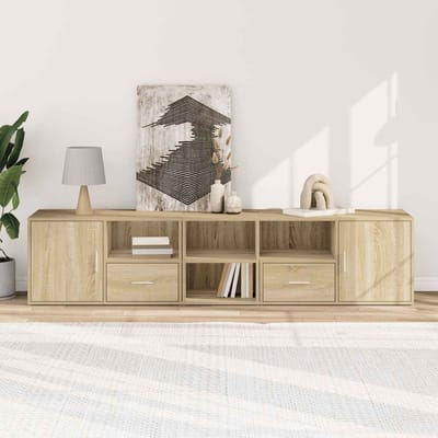 vidaXL - Hoekkast - 200x40x45 - cm - bewerkt - hout - sonoma - eikenkleurig
