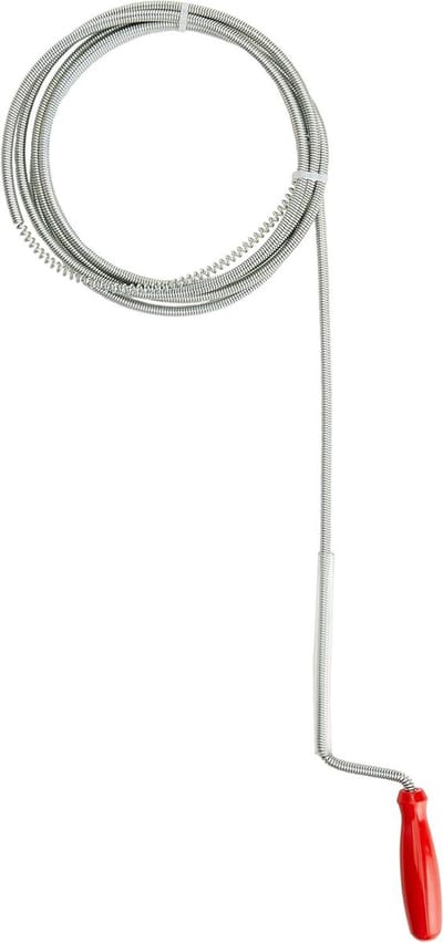 Afvoerreiniger - Ontstopper - Verstopping Verhelpen - Flexibele Staalring - 25 Meter - Meerkleurig