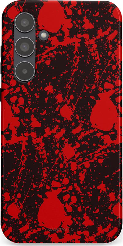 Casetastic Hoesje Geschikt voor Samsung A55 - Stijlvolle Beschermende Duo-layer Case - In de schaduw van bloed