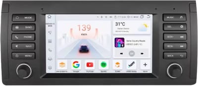 Autoradio met bluetooth - Carplay - Voor BMW X5 E53/ E39/ M5 (1996-2003) - Geschikt voor Apple en Android - Stereo - Navigatie - Navigatiesysteem auto - 3GB 32GB