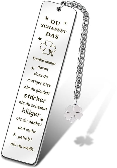 Dailygoods- Bladwijzer Metalen - Bloemenhanger - Cadeau voor Vrouwen - Verjaardag - Moederdag - Duurzaam - 13 cm x 2,5 cm - Boekenlegger