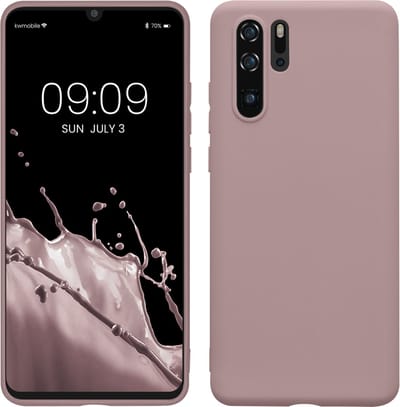 kwmobile telefoonhoesje geschikt voor Huawei P30 Pro - Hoesje voor smartphone - Back cover in licht oudroze
