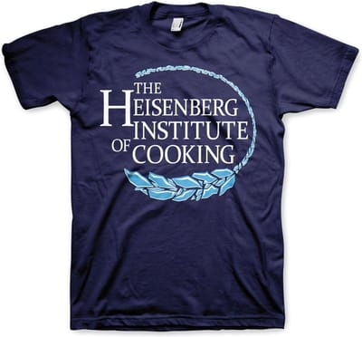 Breaking Bad Heren Tshirt -S- Heisenberg Institute Of Cooking Blauw