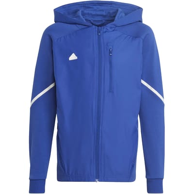 Sweatshirt capuchon met volledige rits voor kinderen adidas Designed for Gameday