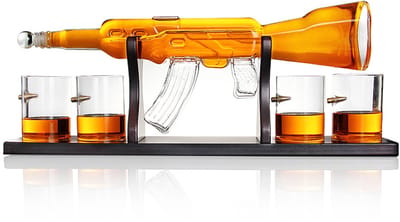 Whiskey karaf | Karaf AK-47 set | Whiskey decanteer karaf met glazen