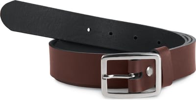 Ladeheid Dames Kledingriem - Riem - Broekriem - Verstelbaar - Leer - MS-EL-D41 - Donkerbruin-2 - 85 cm