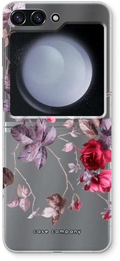 Case Company® - Hoesje geschikt voor Samsung Galaxy Z Flip5 hoesje - Mooie bloemen - Soft Cover Telefoonhoesje - Bescherming aan alle Kanten en Schermrand