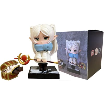 Anime Friers: Au-delà de la fin du voyage Animation Périphérique Modèle Fait Main Figure Funérailles Lillian Kawaii Décor de Bureau Jouet Cadeaux