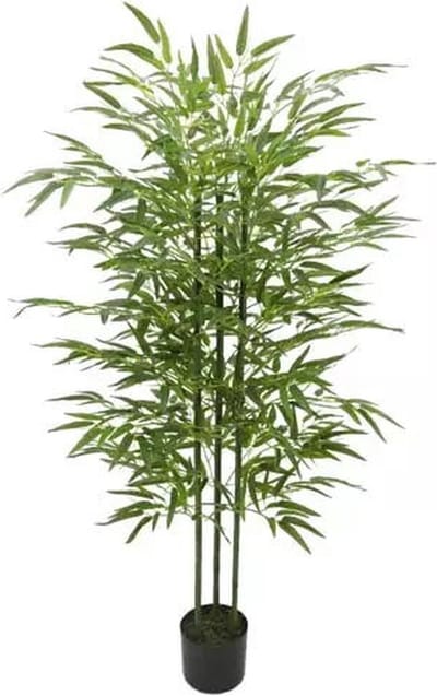 Kunstplant Bamboe Groen 155 cm