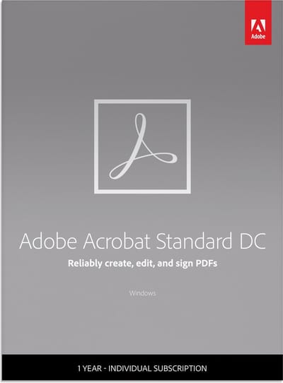 Adobe Acrobat Standard DC - 12 months/1 device - Multi L PC