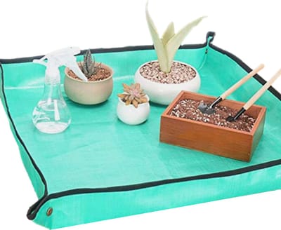 Verpotmat - 100x100 cm - Groen - Waterdichte mat - Planten verpotten op een plantenmat - Plant Onderlegger - BPK