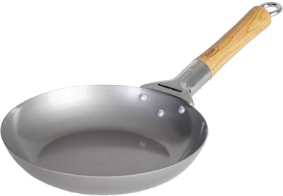 Cookinglife Koekenpan Voccelli - Plaatstaal - ø 24 cm - zonder anti-aanbaklaag